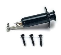 1set Chitarra Monofonico Endpin Socket Plug 6.35mm Chitarra Strap Button Plug Socket Per Acustica Accessori Chitarra Elettrica