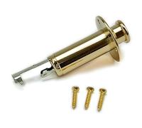 1set Chitarra Monofonico Endpin Socket Plug 6.35mm Chitarra Strap Button Plug Socket Per Acustica Accessori Chitarra Elettrica