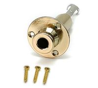 1set Chitarra Monofonico Endpin Socket Plug 6.35mm Chitarra Strap Button Plug Socket Per Acustica Accessori Chitarra Elettrica