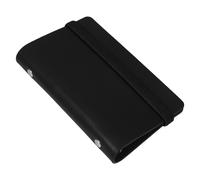 1Set Copertina Organizer Pelle PU Nera Piccola Per Diario E Planner