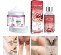 1Set Crema Aclaradora Para Piel Manchas En Cara Axilas Cuello Entrepierna,Crema Para Aclarar Las Axilas Y Partes Intimas,Intimate Bleaching Cream,crema Blanqueadora Para Partes Intimas (B)
