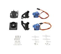 1Set Dual Axle Servo Gimbal Anti-Vibration Camera Platform Mount PTZ Pan/Tilt con 2 Pezzi 9G Servo per FPV Drone Assembly