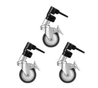 1Set Fotography Light Stand Con Ruota A Rotazione A Rotazione A 360 Gradi Per Efficiente Supporto Illuminazione Movimento Con Ruota