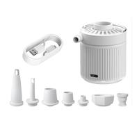 1Set Gonfiatore D'aria Ricaricabile Con Lampada LED Esterna Pompe Gonfiabili Per Campeggio E Emergenze Situazioni Smarted Rilevamento Pressione