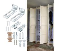1Set Kit Riparazione Ferramenta Porta Bifold Armadio BiFold Porta Scorrevole Acc