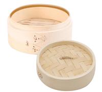 1Set Kitchen Chinese Bamboo Steamer Restauranti a vapore alimentare in bambù