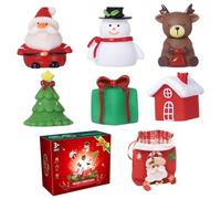 1Set Light Up Toys da bagno Cute Xmas Elk Santa Snowman Luci da bagno per bambini con colorate giocattoli di Natale a LED LED per bambini di compleanno per bambini e ragazze