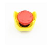 1set MASK 7_1NC 1NO Emergency stop button protective cover,switch preventing misoperation, yellow 22mm BKYUKJVU