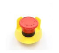 1set MASK 8_1NC 1NO Emergency stop button protective cover,switch preventing misoperation, yellow 22mm BKYUKJVU