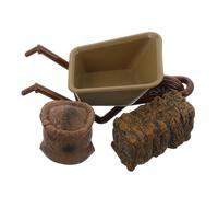 1Set Mini Agricoli Miniatura Accessori per Micro e Decorazioni per Case delle Dettagliato per Scene