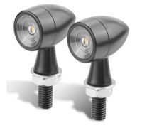 1Set Motorcycle Turn Signal Light Indicator Lamp Fit for Bobber Cafe Racer