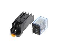 1Set MY2P HH52P MY2NJ 12V 24V DC / 110V 220V AC Bobina for uso generico DPDT Micro Mini relè con base presa(AC 220V)