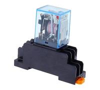 1set MY2P HH52P MY2NJ Bobina del relè Generale DPDT Interruttore del relè elettromagnetico con presa Base LED AC 110V 220V DC 12V 24V(DC,48V)