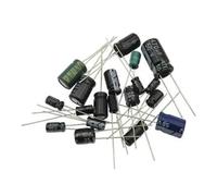 1set Of 120pcs 12 Values 0.22UF-470UF Aluminum Electrolytic Capacitor Assortment Kit Set Pack 0.47/1/2.2/4.7/10/22/33/47/100/220 EKFBQBGW