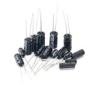 1set of 120pcs 12 values 0.22UF-470UF Aluminum electrolytic capacitor assortment kit set pack EKFBQBGW
