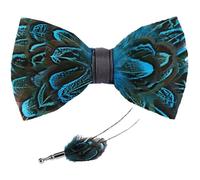 1set Papillon E Spilla Con Piume Papillon Pre- Sciarpa Carina Spilla Accessori Di Abbigliamento Delicati Per Banchetti Di Nozze