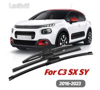 1set Parabrezza Anteriore e Posteriore Spazzole Tergicristalli Tergicristalli Per Citroen C3 SX SY 2016-2023 2017 2018 2019 2020 2021 2022