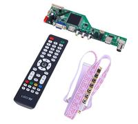 1Set Scheda Madre TV LCD Scheda Di Controllo RR52C.03A Supporta DVB-T DVB-T2 Con Telecomando Gratuito