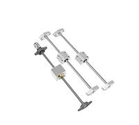 1SET Set di binari di guida for stampante 3D T8 Lunghezza vite di comando 100-1000mm + Albero lineare 8 + KFL08 KP08 SK8 SHF8 SC8UU + Alloggiamento dado + Accoppiamento(Lead 1mm KFL-SHF Set,150mm)
