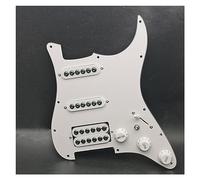 1Set SSH-Coil Splitting Chitarra Elettrica Battipenna Caricato Con On/On Coil Splitting Loaded Scratchplate Precablato (Color : White)