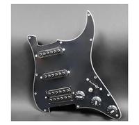 1Set SSH-Coil Splitting Chitarra Elettrica Battipenna Caricato Stile ST Con Interruttore Coil Splitting Precablato Scratchplate(Bk)