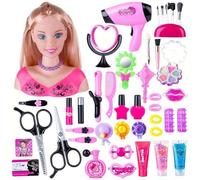 1SET THERIAN MASK KIT con striscia di lana Mesh Mash Maschera Cat Cat Maschera divertente fino a Paint fai da te Therian per il trucco di Halloween che gioca il cosplay Partydoll Head per acconciatur