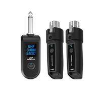 1set UHF Microfono Convertitore Adattatore XLR Trasmettitore E Ricevitore Per Audio Dinamico Microfono Mixer Sistema PA Chitarra