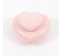 1SET un mini piatto liquido acrilico della ceramica di arte del chiodo di forma del cuore con il coperchio, contenitore professionale di lavaggio della spazzola di arte del chiodo