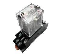 1SET YJ2N-LY High Power DC48V 10A Coil Small Intermediate Relay 2 Groups of 8 Pins with Lights
