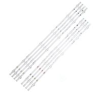 1st = 8 Pezzi Barra di retroilluminazione a LED Compatibile for TV da 55 Pollici UDULEDLXT006 UDULEDLXT005 55W5S1P 55W6S1P LB55084 LG INNOTEK 55INCH FUNAIA/B Type Rev.