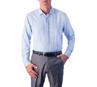 1st American Elegante Camicia Classica Manica Lunga da Uomo 100% Cotone Regular