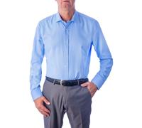 1st American Elegante Camicia Classica Manica Lunga da Uomo 100% Cotone Regular