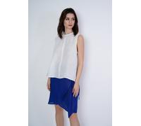 1st American Top da Donna Senza Maniche 100% Puro Canotta Lino Made in Italy