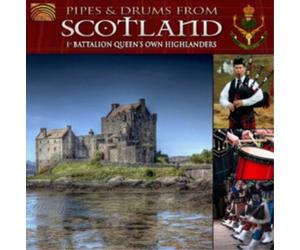 1st Battalion Queen's Own Highlanders Pipes & Drums from Scotland (CD) Album