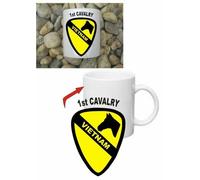 1st Cavalleria Divisione Caffè Tazza Noi Army Paracadutista Navy Seals Vietnam