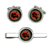 1st Cavalleria Squadron (Irlandese Militare) Gemelli E Fermacravatta Set