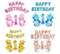 1ST Compleanno Palloncini Set Numero 1 Lamina Lattice Baloon Festa Decorazione