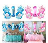 1ST Compleanno Palloncini Set Numero 1 Lamina Lattice Baloon Festa Decorazione