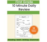 1st Grade Daily Morning Work-10 Minute Review