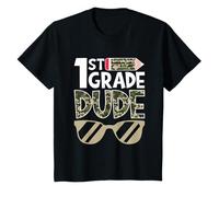 1st Grade Dude Back to School First Grade Student Maglietta