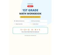 1st Grade Math Workbook: 150 No-Prep Practice Pages with Answer Key: Addition, Subtraction, Place Value, Telling Time & More | Ages 6-7 for Home and Classroom Use