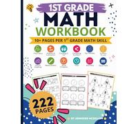 1st Grade Math Workbook for the Year: First Grade Addition, Subtraction, Place Value, Fact Families, Shapes, Telling Time, Word Problems, Graphing, Measurement and More