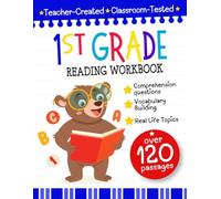 1st Grade Reading Comprehension Workbook for Kids Ages 6-7: 123 Nonfiction Reading Comprehension Passages with Questions to Build Reading Skills While ... Landmarks, Citizenship, Holidays, and More