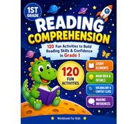 1st Grade Reading Comprehension Workbook: Fun Fiction & Nonfiction Passages with Questions, Vocabulary, Fluency & Reading Practice for Kids Ages 6-7
