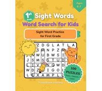 1st Grade Sight Words Word Search for Kids: First Grade Sight Word Puzzles | Large Print Word Search for Kids Ages 6-7 | Reading Practice, Phonics & Early Reader Activity Book