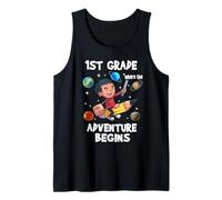 1st Grade Where The Adventure Begins Back To School Canotta