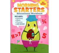 1st - Morning Starters - Includes Spelling, Math, Phonics, and More! - Educational Workbooks - v17