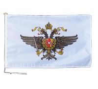 1st The Queens Dragoon Guards bandiera dell'esercito britannico con corda e l...