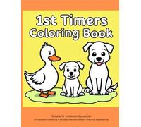 1st Timers Coloring Book: Low Stimulation Coloring