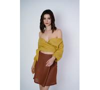 1stAmerican Coprispalle da Donna 100% Puro Lino Made in Italy Top con Bottone